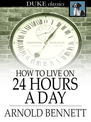 cover image of How to Live on 24 Hours a Day